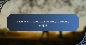 Testi kriket: Ajaloolised otsused, vaidlused, mõjud