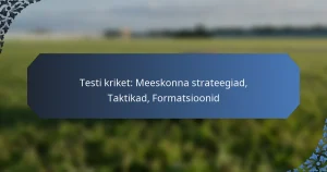 Testi kriket: Meeskonna strateegiad, Taktikad, Formatsioonid