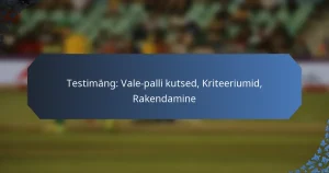 Testimäng: Vale-palli kutsed, Kriteeriumid, Rakendamine