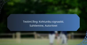 Testimäng: Kohtuniku signaalid, Suhtlemine, Autoriteet